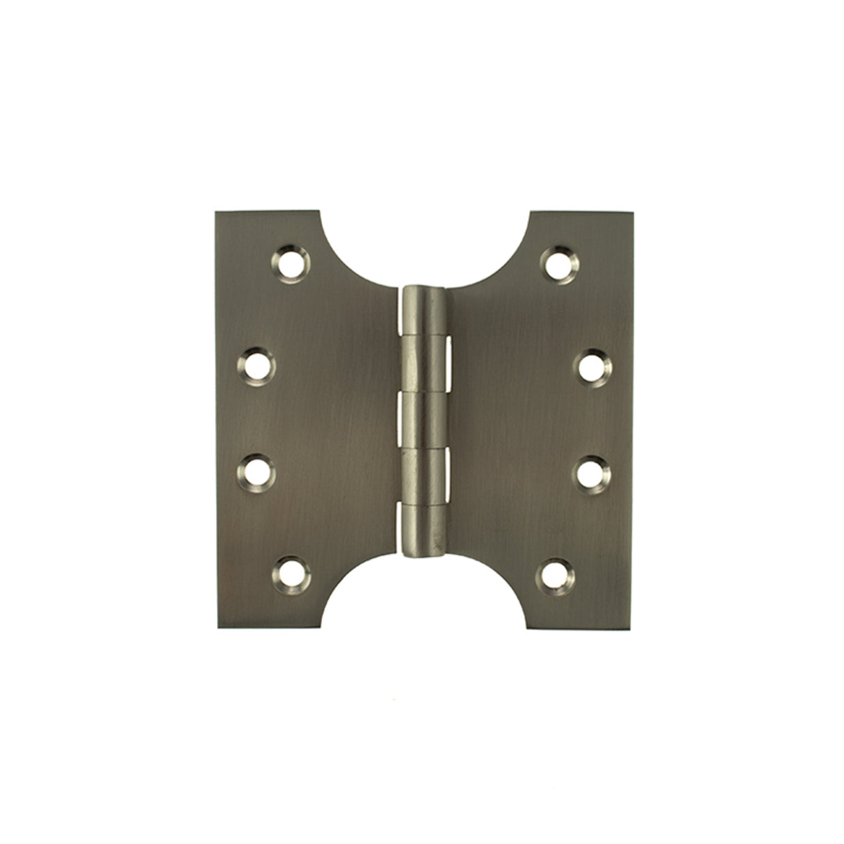Quality image of Atlantic (Solid Brass) Parliament Hinges 4" x 2" x 4mm - Satin Nickel | Sku. aph424sn | available from Trade Door Handles.