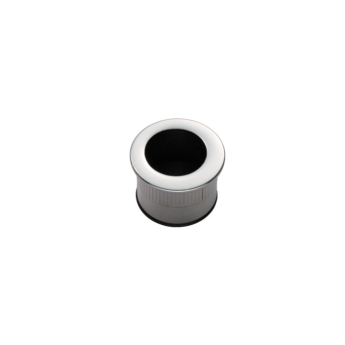 High quality image of Manital - Small Edge Flush Pull - Polished Chrome | Sku. art56cp | Trade Door Handles.