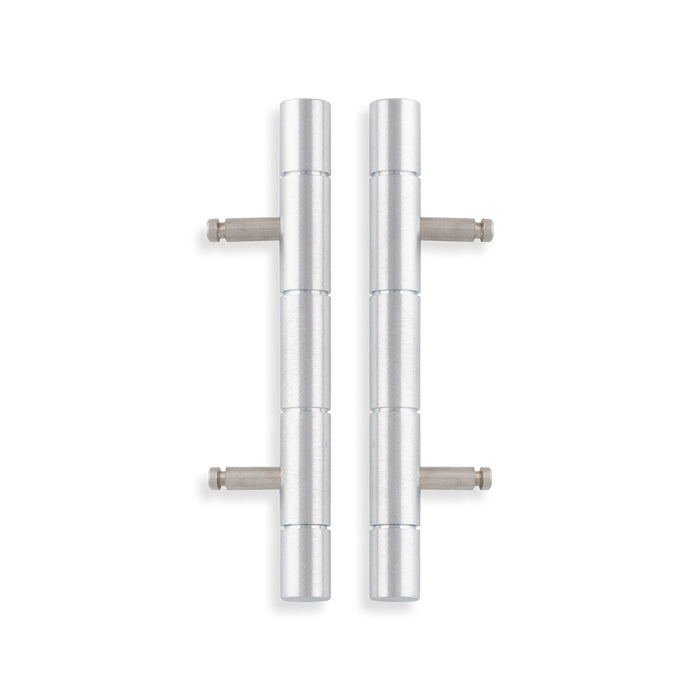 Alexander & Wilks - Cabinet Brass Dummy Hinge-Satin Chrome aw000-64-sc