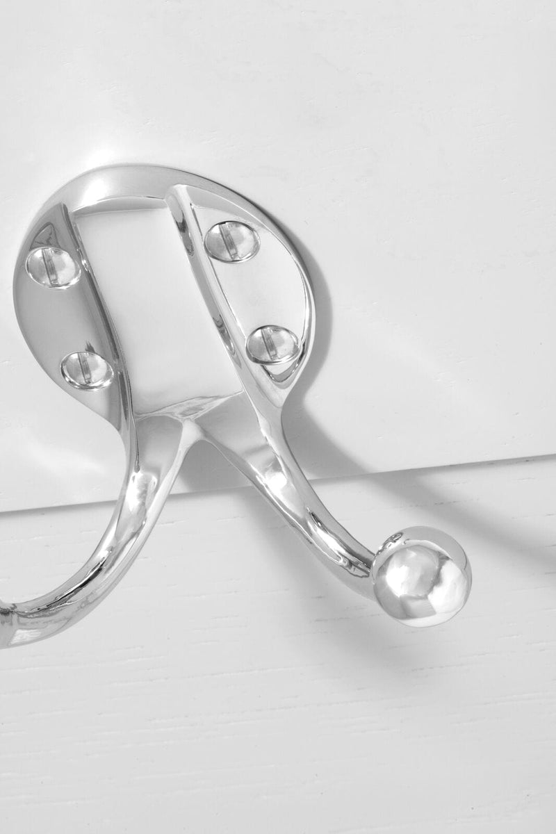 Alexander and Wilks Double Coat Hook Polished Chomre AW771PC