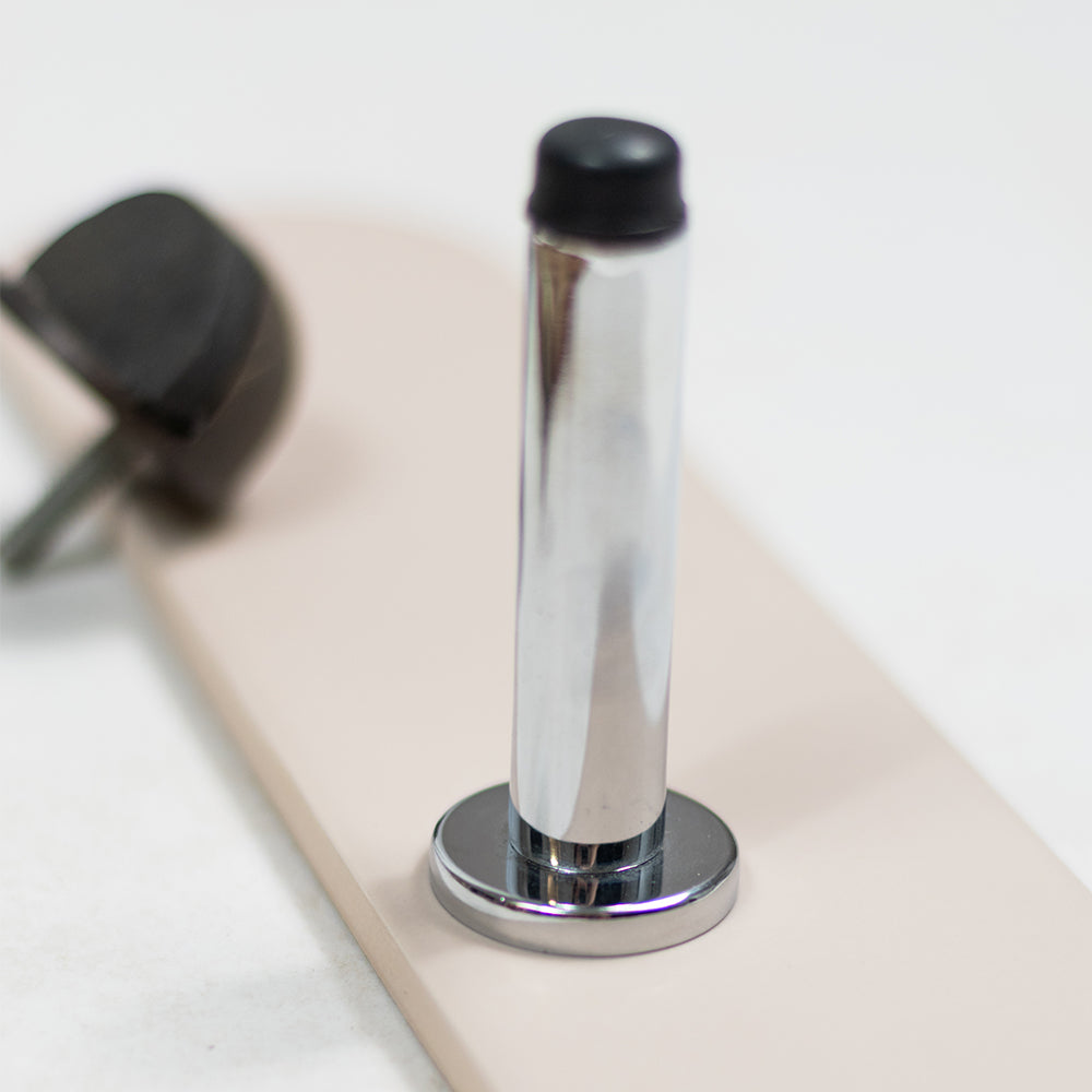 Quality image of Atlantic Premium Wall Mounted Door Stop on Concealed Fix Rose - Matt Black | Sku. adswpmb | available from Trade Door Handles.