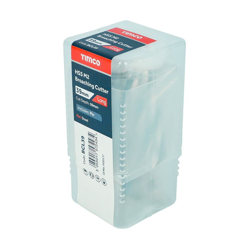 This is an image of Timco - Broaching Cutter - Long 39 x 50 (1 Each Tube) BCL39