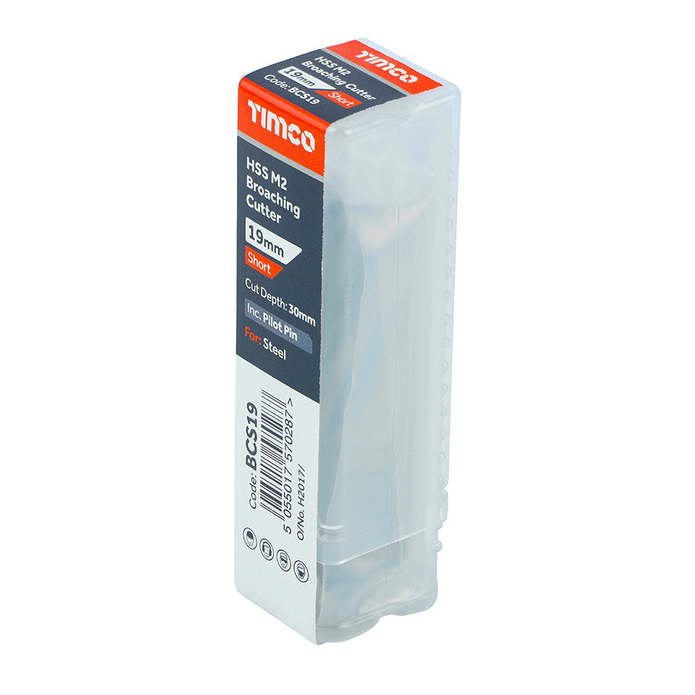 This is an image of Timco - Broaching Cutter - Short 19 x 30 (1 Each Tube) BCS19