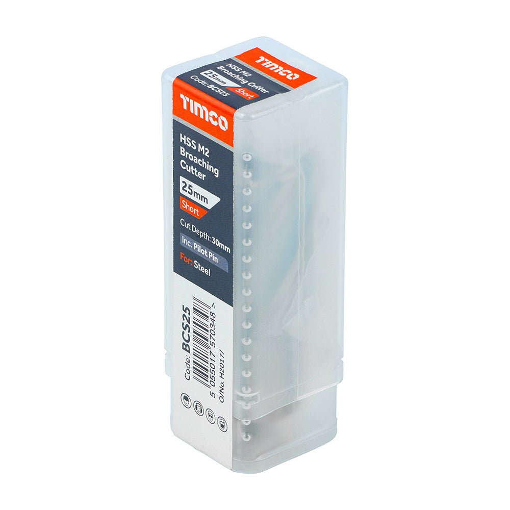 This is an image of Timco - Broaching Cutter - Short 25 x 30 (1 Each Tube) BCS25