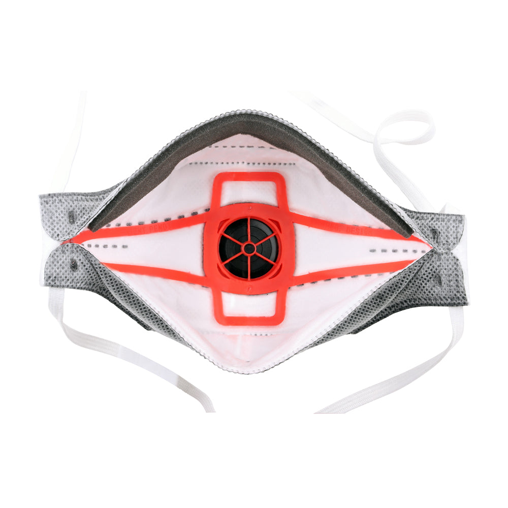 This is an image of Timco - SpringFit FFP3 Fold Flat Mask with Typhoon Valve & Nuisance Carbon Layer FFP3 | Carbon Layer (1 Each Bag) BGA802206N00