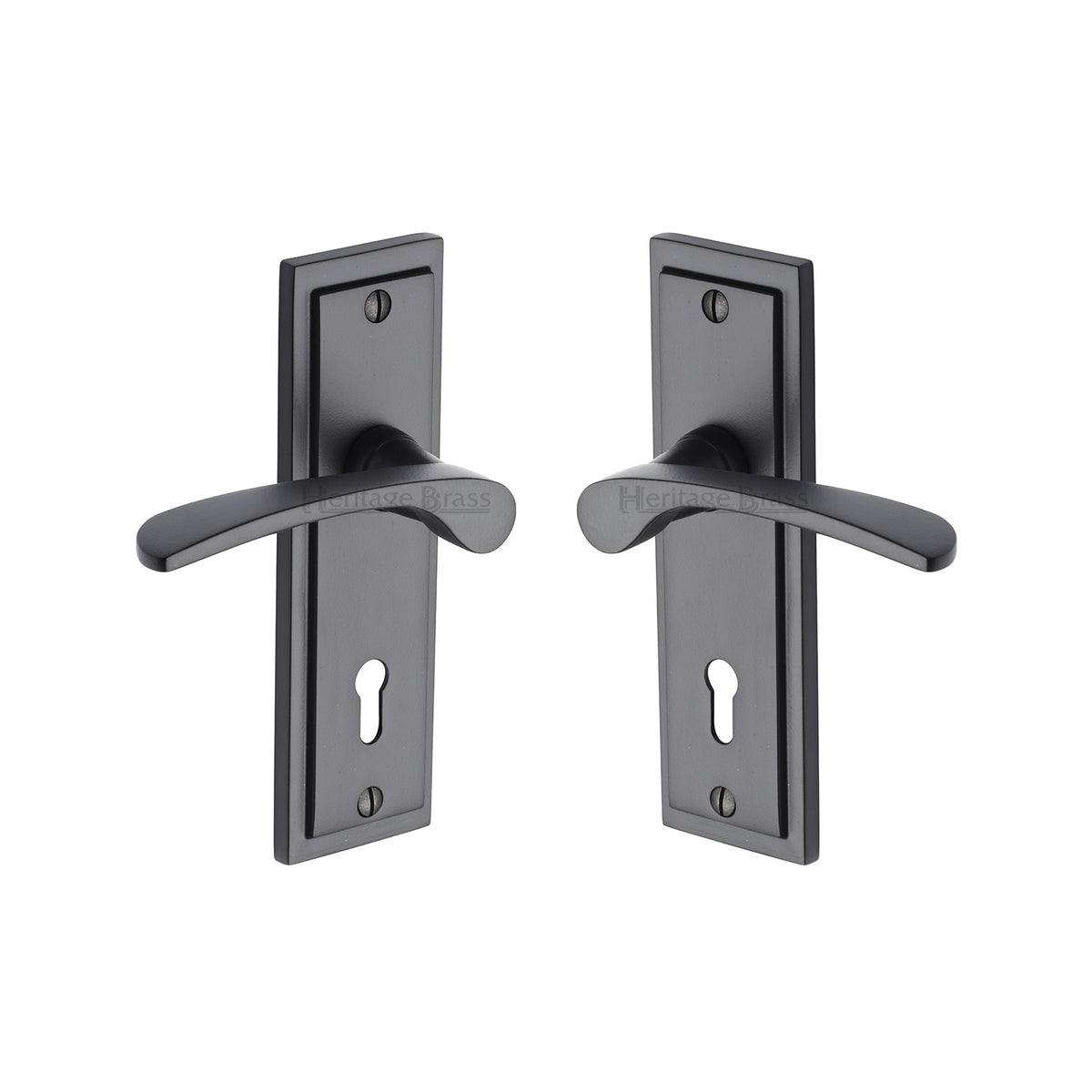 High quality image of the Sorrento Door Handle Lever Lock Boston Design Matt Black Finish
| Sku. bos1000-blk | Discounted prices available from Trade Door Handles