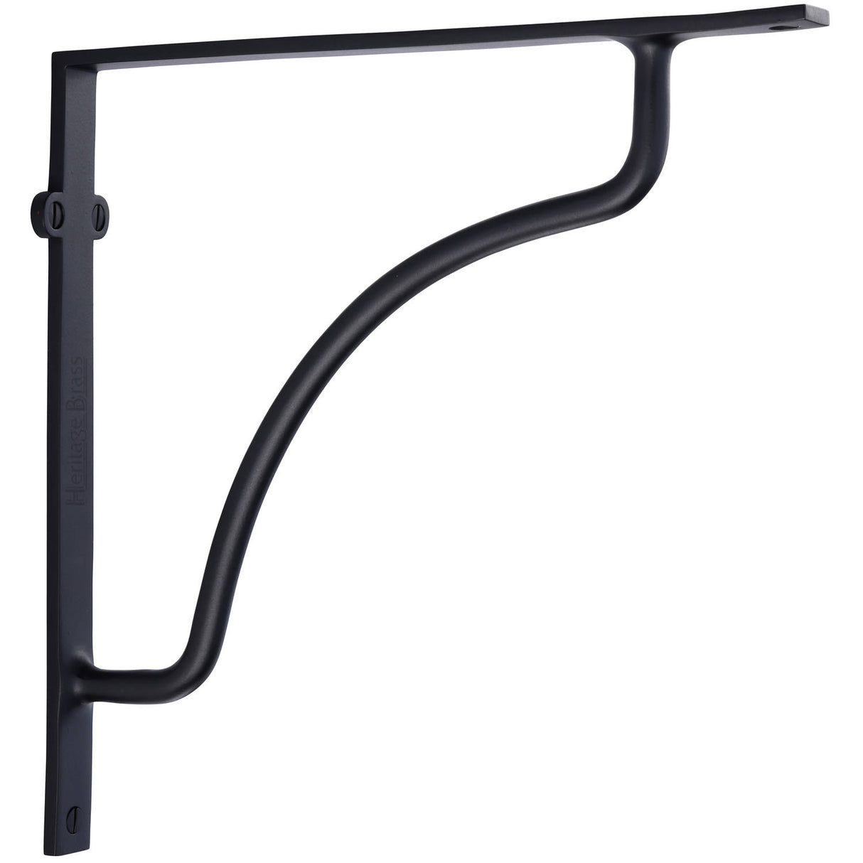 High quality image of the Heritage Brass Cable Shelf Bracket 10'' x 10'' Matt Black Finish
| Sku. br2120-10-bkmt | Discounted prices available from Trade Door Handles