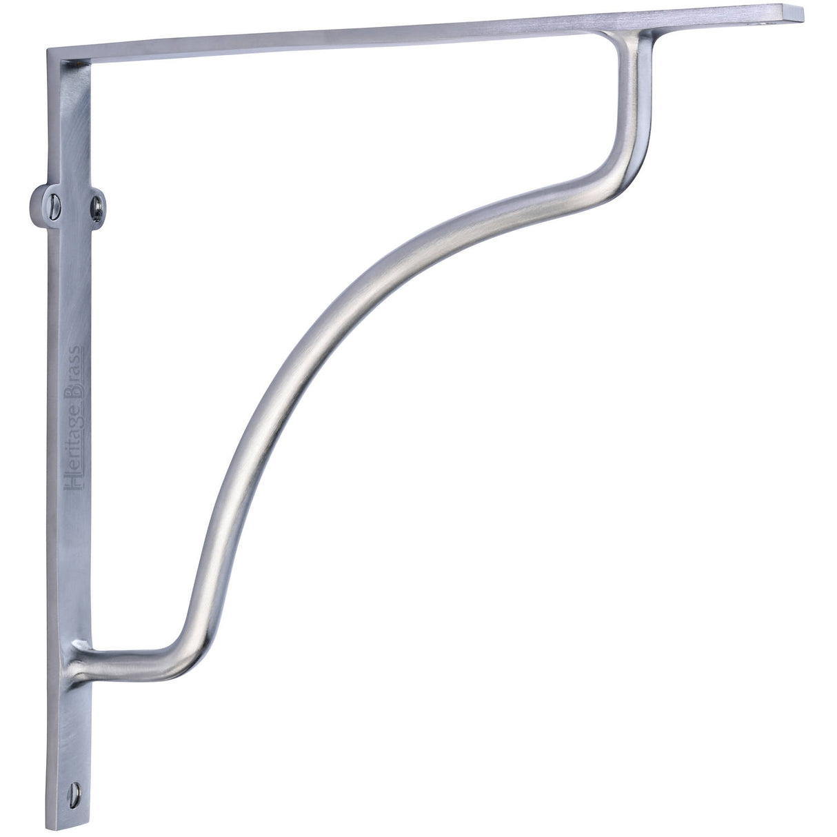 High quality image of the Heritage Brass Cable Shelf Bracket 10'' x 10'' Satin Chrome Finish
| Sku. br2120-10-sc | Discounted prices available from Trade Door Handles