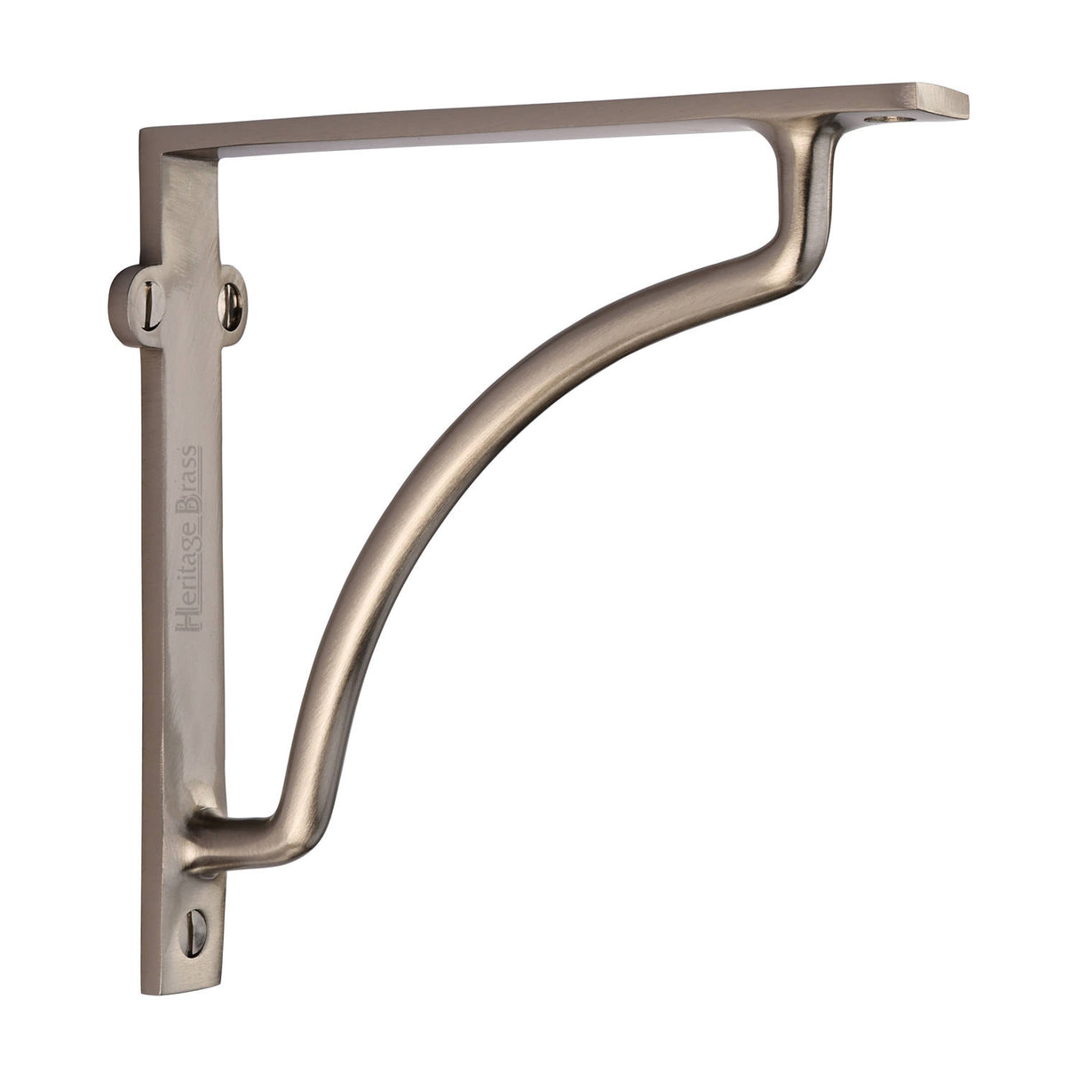 High quality image of the Heritage Brass Cable Shelf Bracket 6'' x 6'' Satin Nickel Finish
| Sku. br2120-6-sn | Discounted prices available from Trade Door Handles