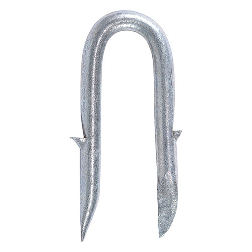 This is an image of Timco - Barbed Staples - Galvanised 40 x 4.00mm (2.5 Kg TIMtub) BS40T