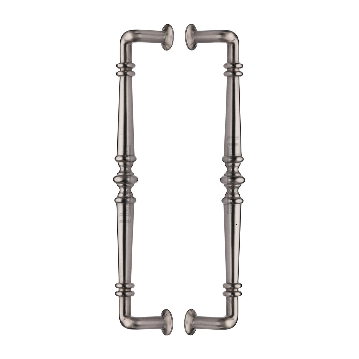 Heritage Brass Back to Back Door Pull Handle Avon Design Satin Nickel Finish - M.Marcus code BTB1169 390-SN