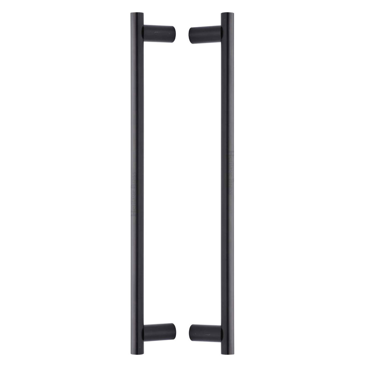 High quality image of the Heritage Brass Back to Back Door Pull Handle Round Bar Design 489mm Matt Bronze Finish
| Sku. btb2059-489-mb | Discounted prices available from Trade Door Handles