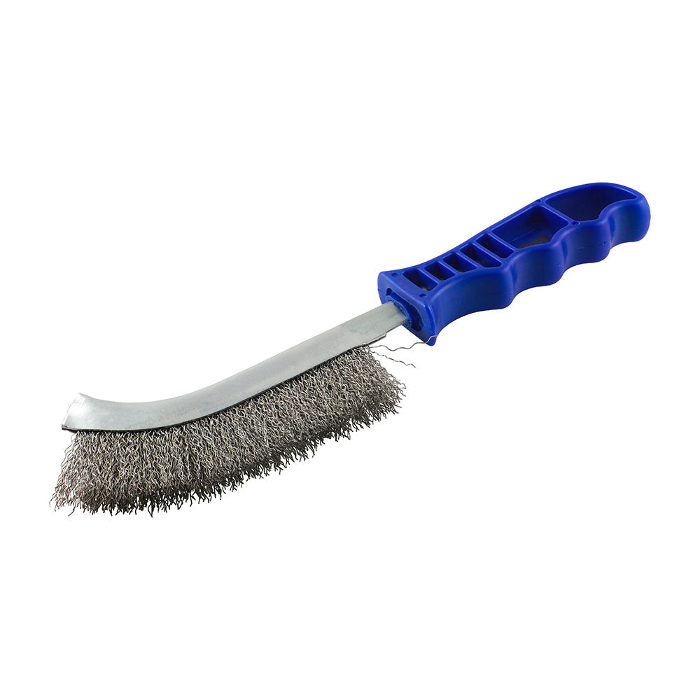 This is an image of Timco - Wire Hand Brush - Stainless Steel 255mm (1 Each Unit) BWHB
