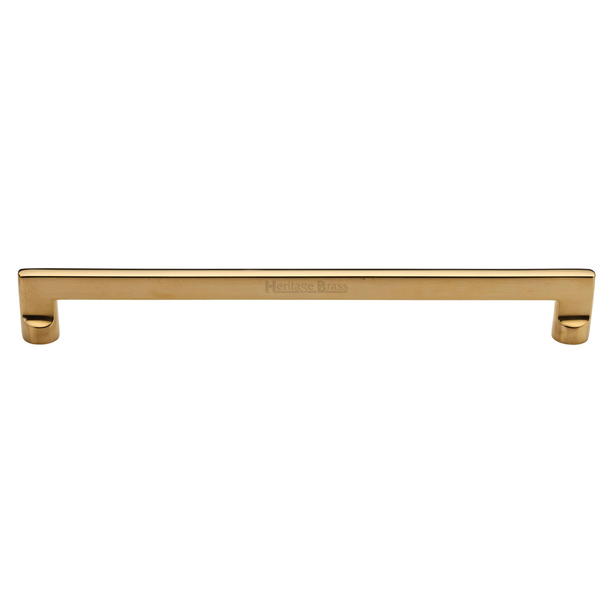 High quality image of Heritage Brass Cabinet Pull Apollo Design 256mm CTC Unlacquered Brass Finish | Sku. C0345 96-ULB | available from Trade Door Handles.