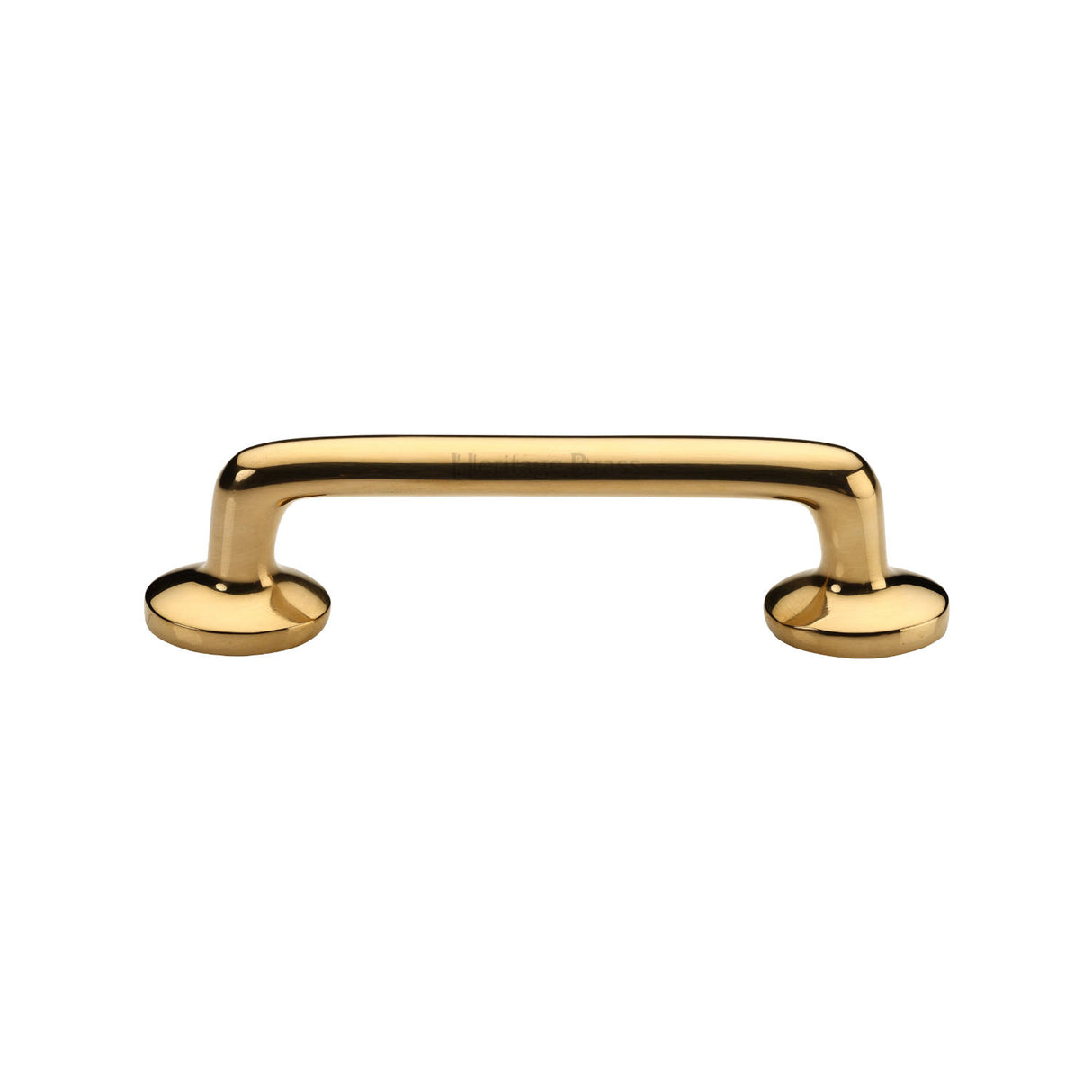 High quality image of Heritage Brass Cabinet Pull Traditional Design 96mm CTC Unlacquered Brass Finish | Sku. C113 32-ULB | available from Trade Door Handles.