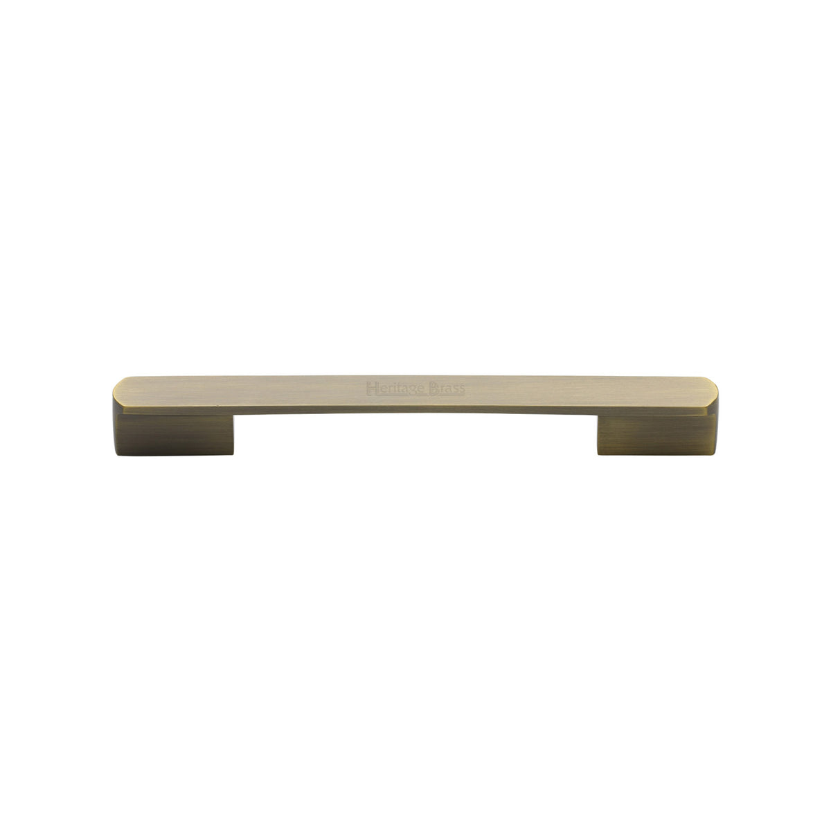 High quality image of the Heritage Brass Cabinet Pull Bridge Design 96mm CTC Antique Brass Finish | Sku. c3684-96-at | Discounted prices available from Trade Door Handles