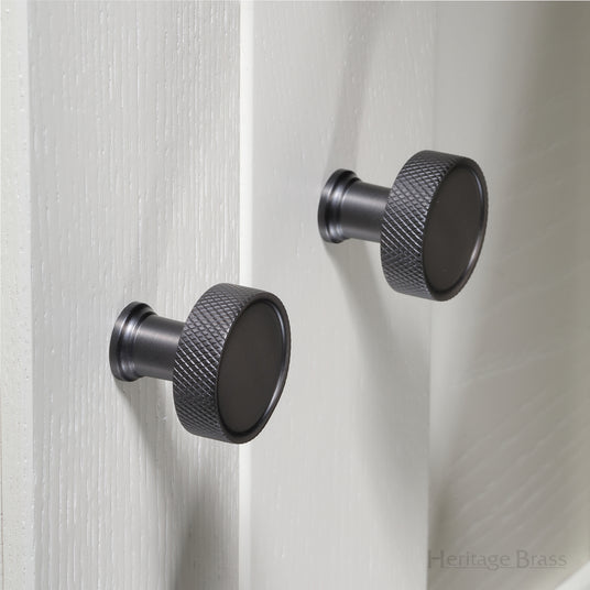 Image showing the Heritage Brass C4648-MB Cabinet Knobs.  Available to order from Trade Door Handles in Kendal