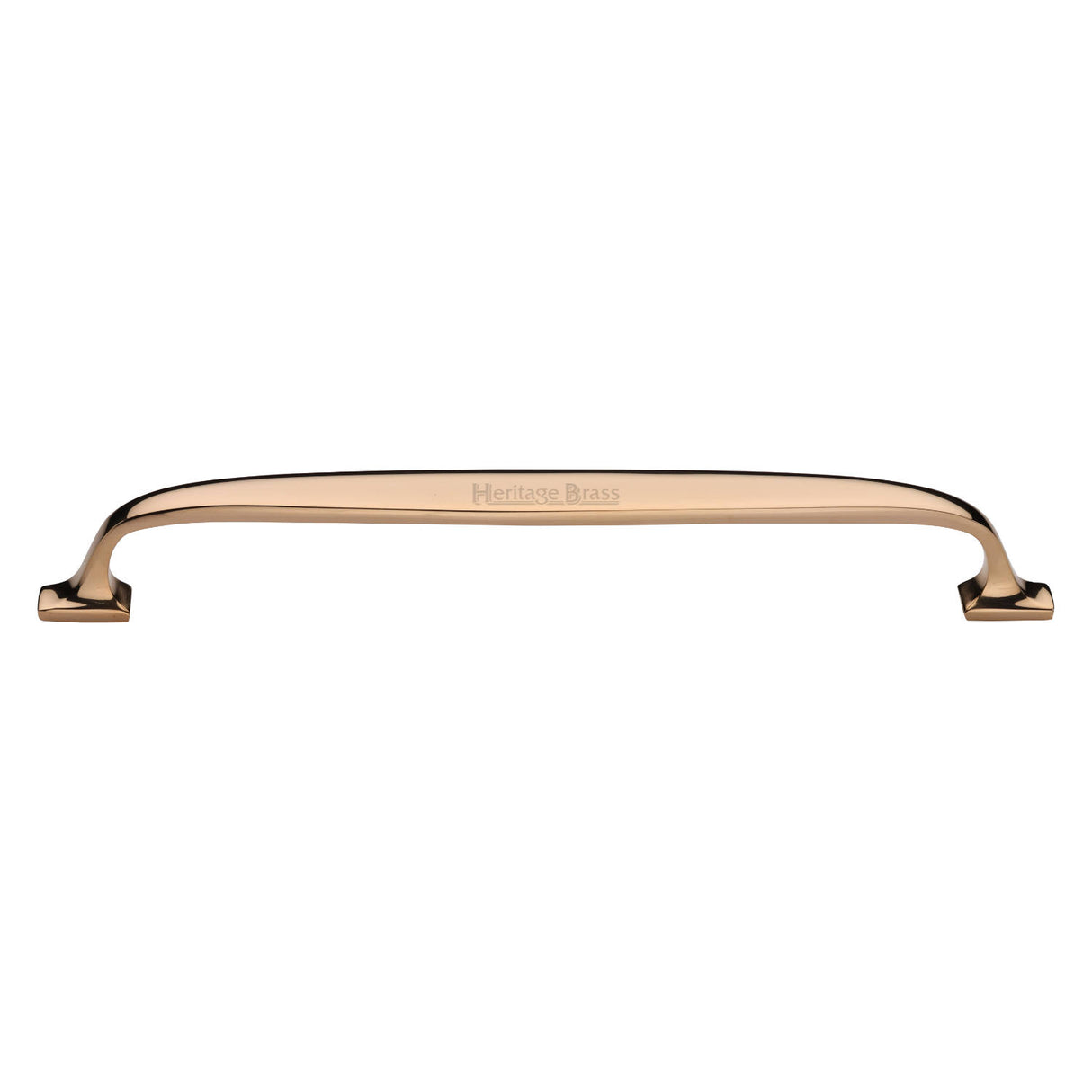High quality image of Heritage Brass Cabinet Pull Durham Design 203mm CTC Unlacquered Brass Finish | Sku. C7213 76-ULB | available from Trade Door Handles.