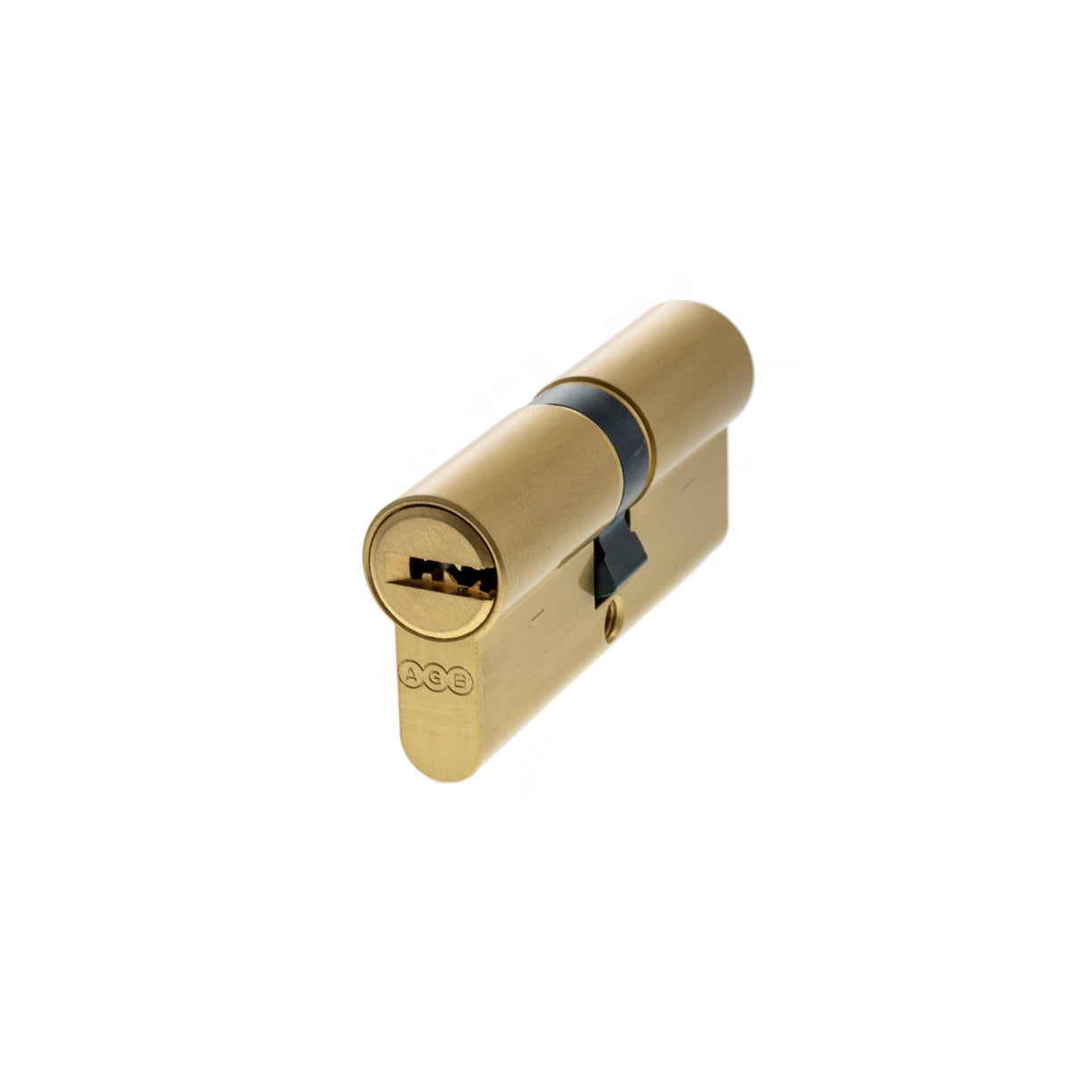 Quality image of AGB Euro Profile 15 Pin Double Cylinder 35-35mm (70mm) - Satin Brass | Sku. ca00083030 | available from Trade Door Handles.