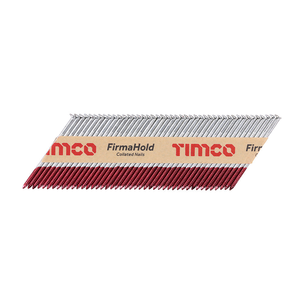 This is an image of Timco - FirmaHold Collated Clipped Head Nails - Trade Pack - Ring Shank - FirmaGalv 2.8 x 63mm (3300 PCS Box) CFGT63