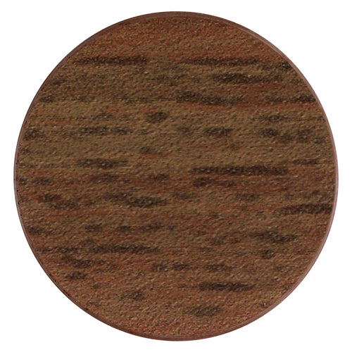 This is an image of Timco - Self-Adhesive Cover Caps - Dijon Walnut 13mm - (112 PCS Pack) COVERDW13