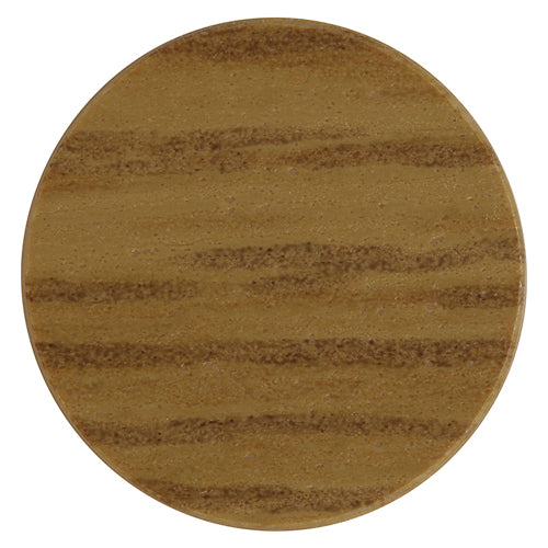 This is an image of Timco - Self-Adhesive Cover Caps - Winchester Oak 13mm - (112 PCS Pack) COVERWO13