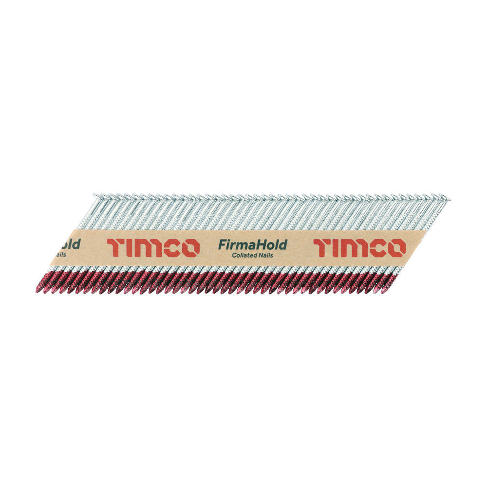This is an image of Timco - FirmaHold Collated Clipped Head Nails - Trade Pack - Ring Shank - FirmaGalv + 2.8 x 50mm (3300 PCS Box) CPLT50