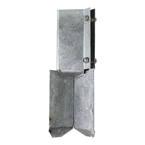 This is an image of Timco - Concrete In Shoe - Bolt Secure - Hot Dipped Galvanised 100mm CSB100G