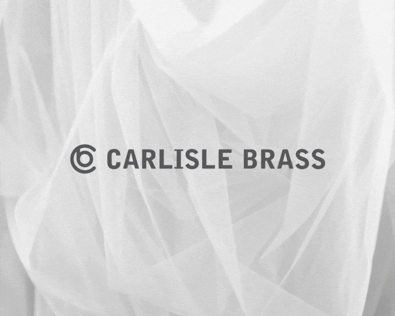 This is an image showing all the Carlisle Brass logos on a Gif