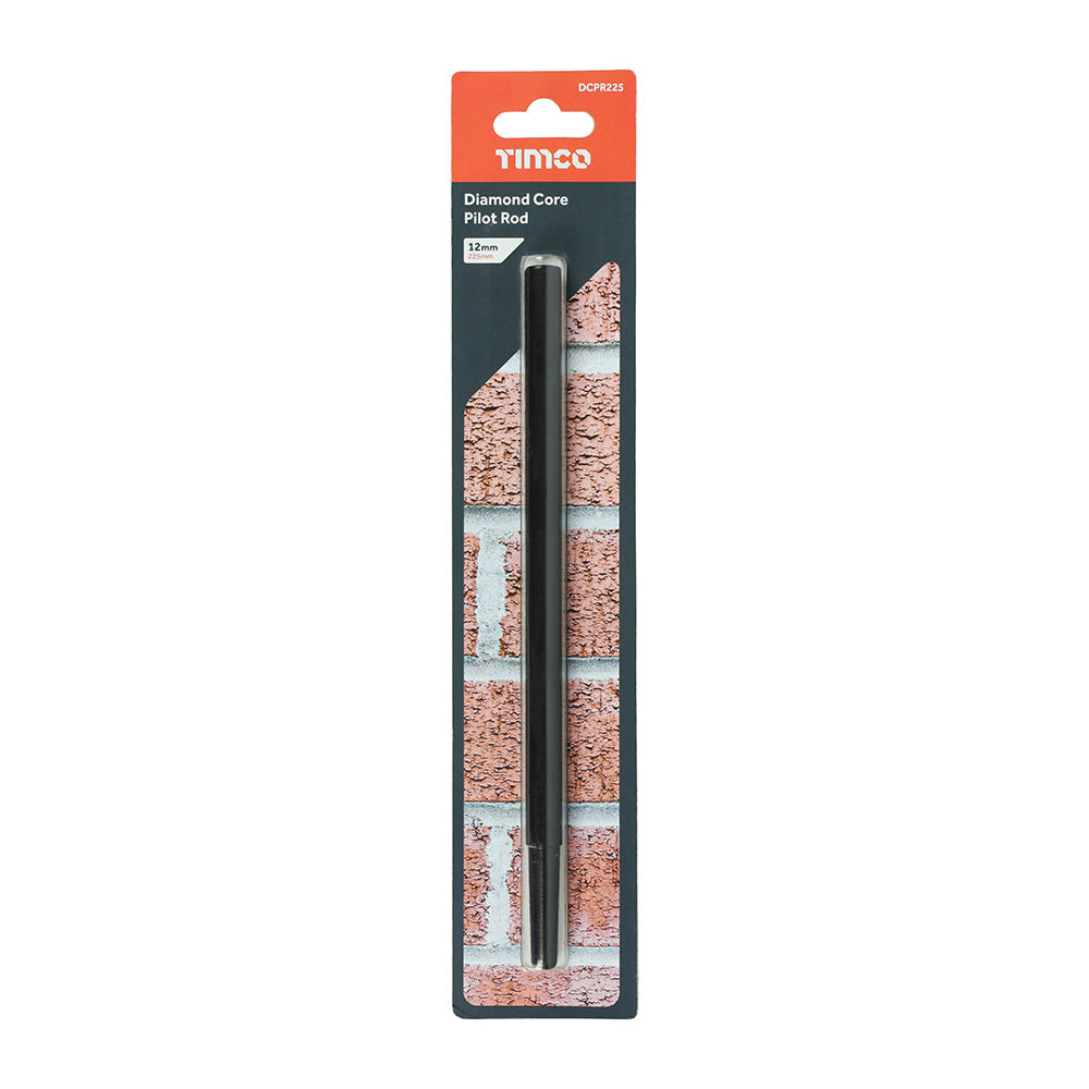 This is an image of Timco - Diamond Core Pilot Rod 225mm (1 Each Blister Pack) DCPR225