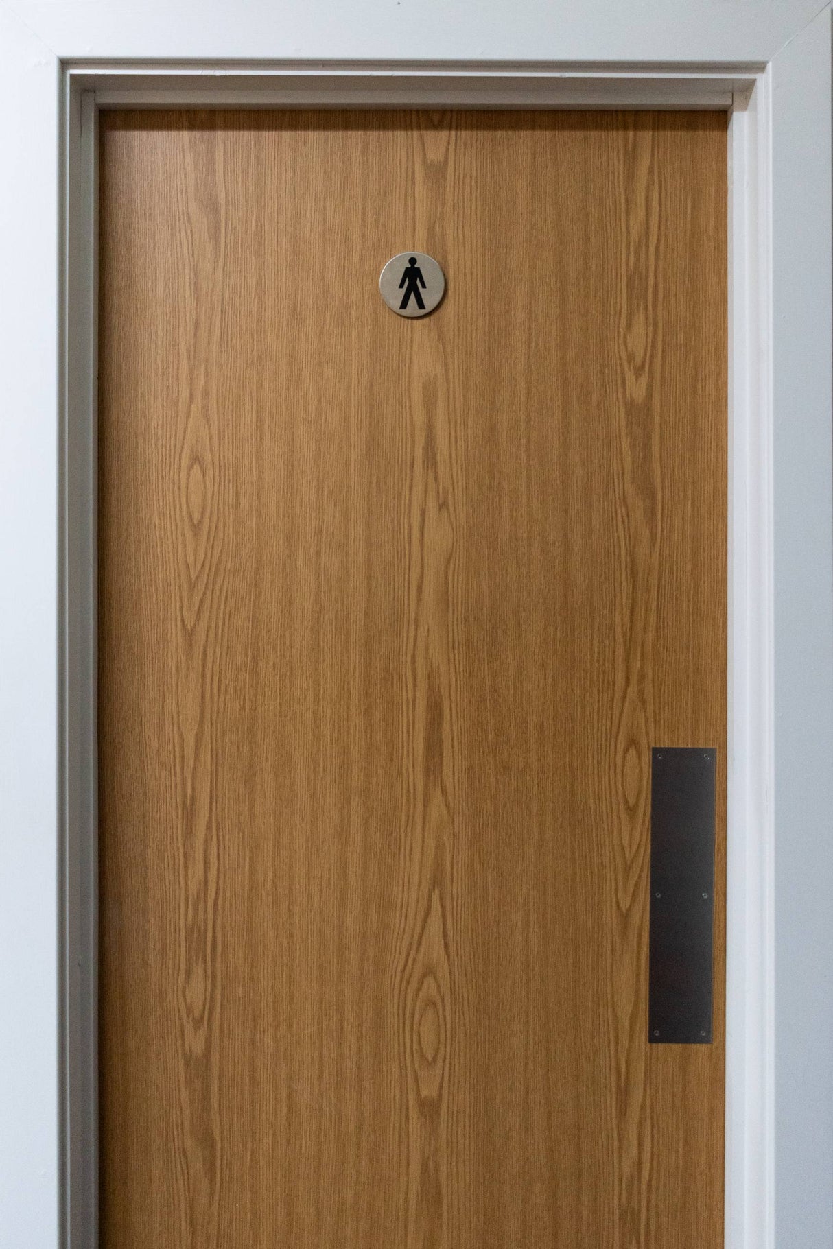 Quality image of Atlantic WC Disc Sign 3M Adhesive 75mm - Satin Stainless Steel | Sku. as75wcasss | available from Trade Door Handles.
