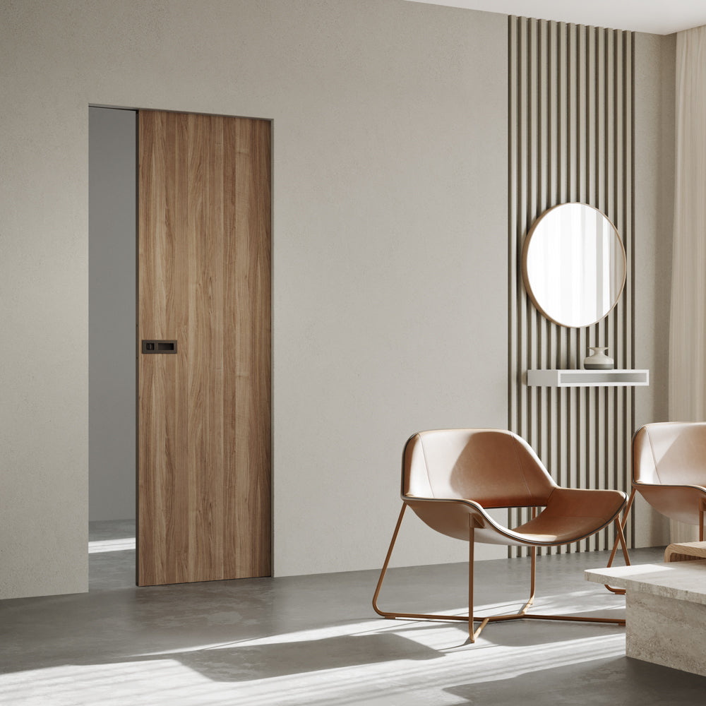 Quality image of Ermetika Absolute EvoKit Single Frameless Pocket Door System 826x2040mm - WT 125mm | Sku. eaesc140 | available from Trade Door Handles.