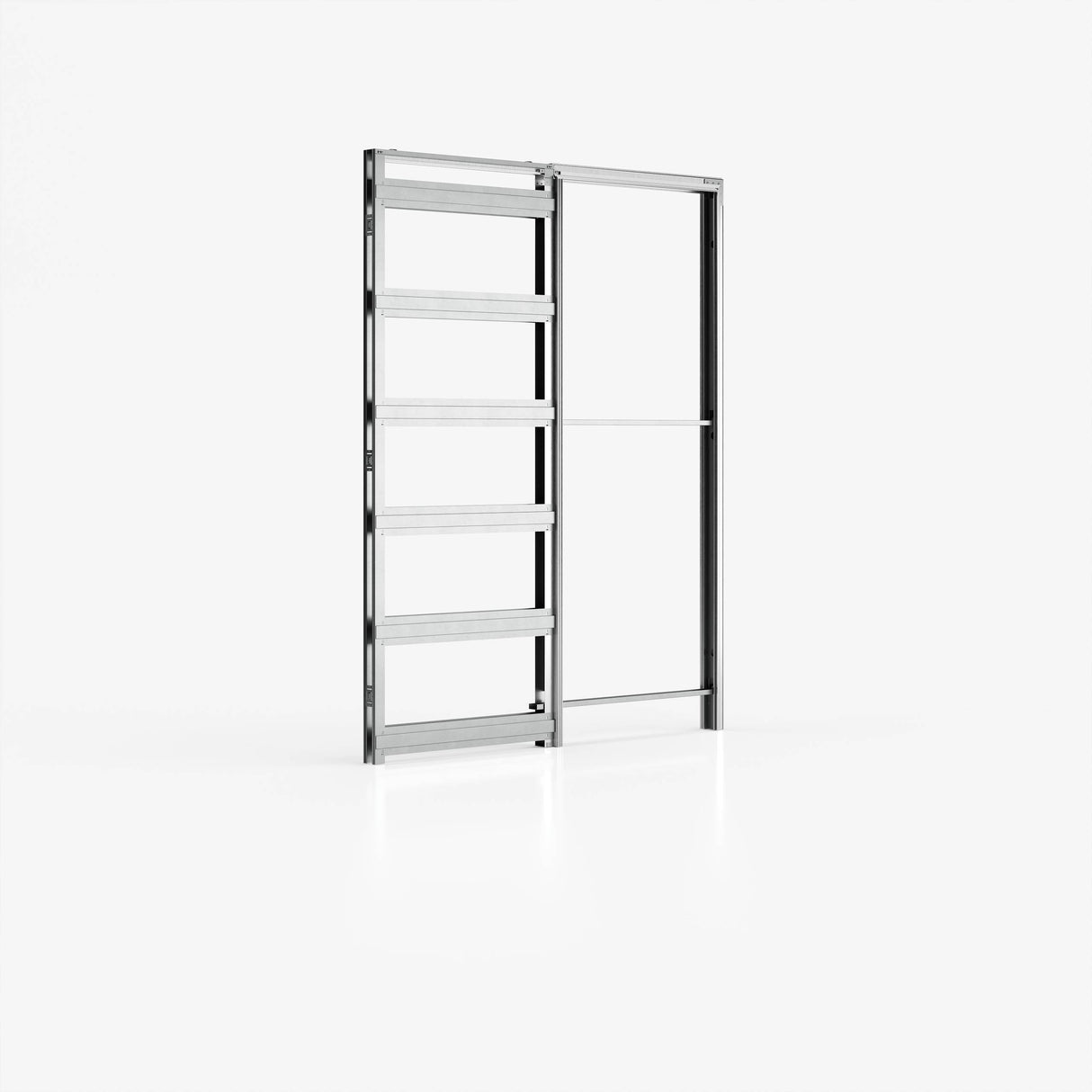 Quality image of Ermetika Absolute EvoKit Single Frameless Pocket Door System 826x2040mm - WT 125mm | Sku. eaesc140 | available from Trade Door Handles.