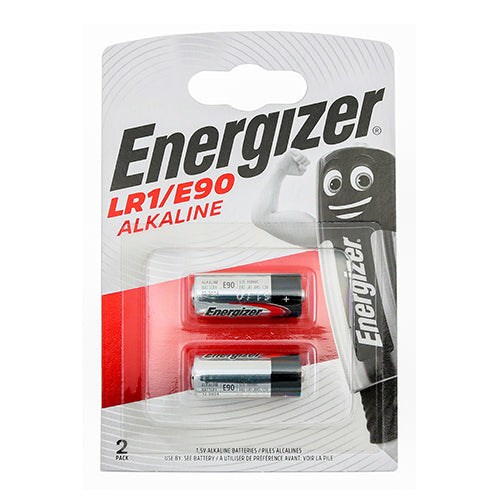 This is an image of Timco - Energizer Alkaline LR1/E90 Battery LR1/E90 (2 Pieces Pack) ENR295634