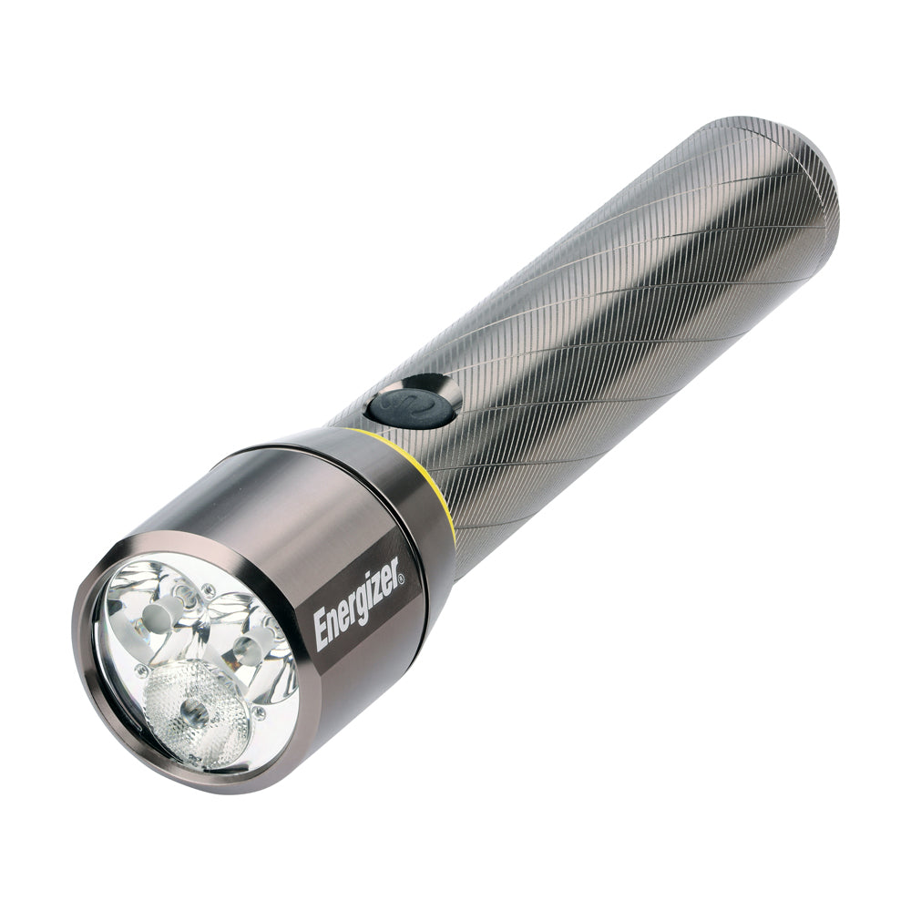 This is an image of Timco - Energizer® LED Vision HD Metal Handheld Torch - 1500 Lumen 1500 Lumen (1 Each Backing Card) ENR419597