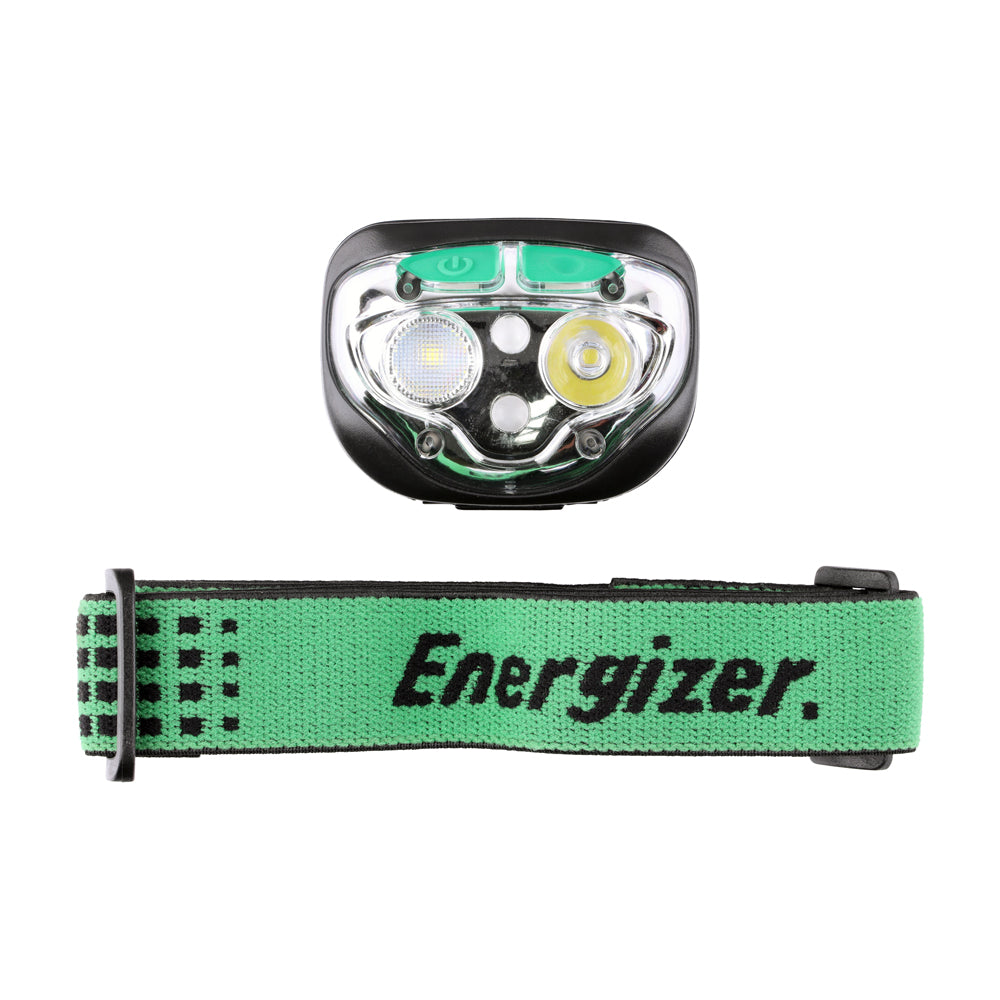 This is an image of Timco - Energizer® LED Vision Ultra Rechargeable Headlamp - 400 Lumen Green / 400 Lumen (1 Each Backing Card) ENR426441