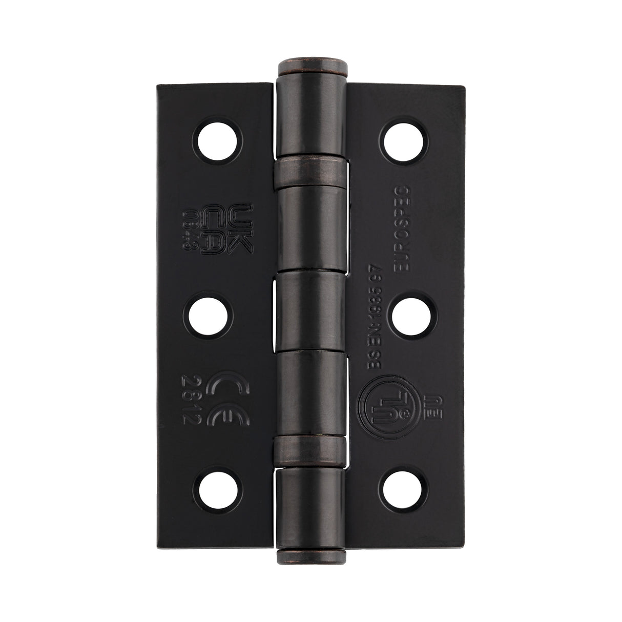 Eurospec - Grade 7 Ball Bearing Hinge 76 x 51mm - Matt Black hin1332_7mb