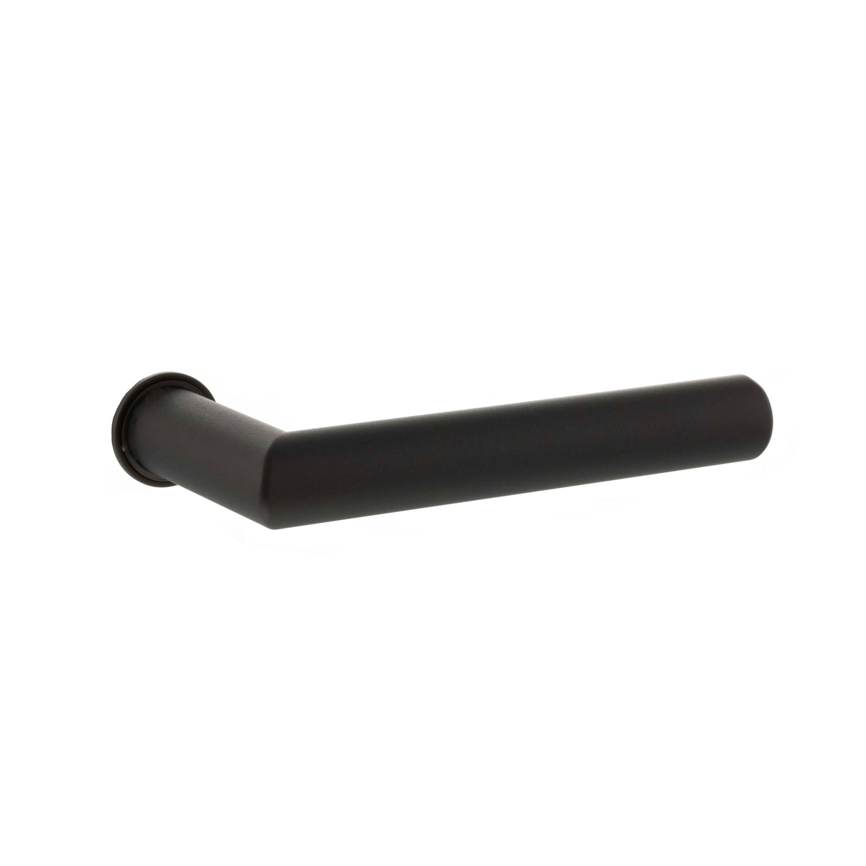Quality image of Forme Elle Lever Door Handle on Concealed Round Rose - Urban Dark Bronze | Sku. fcr236udb | available from Trade Door Handles.