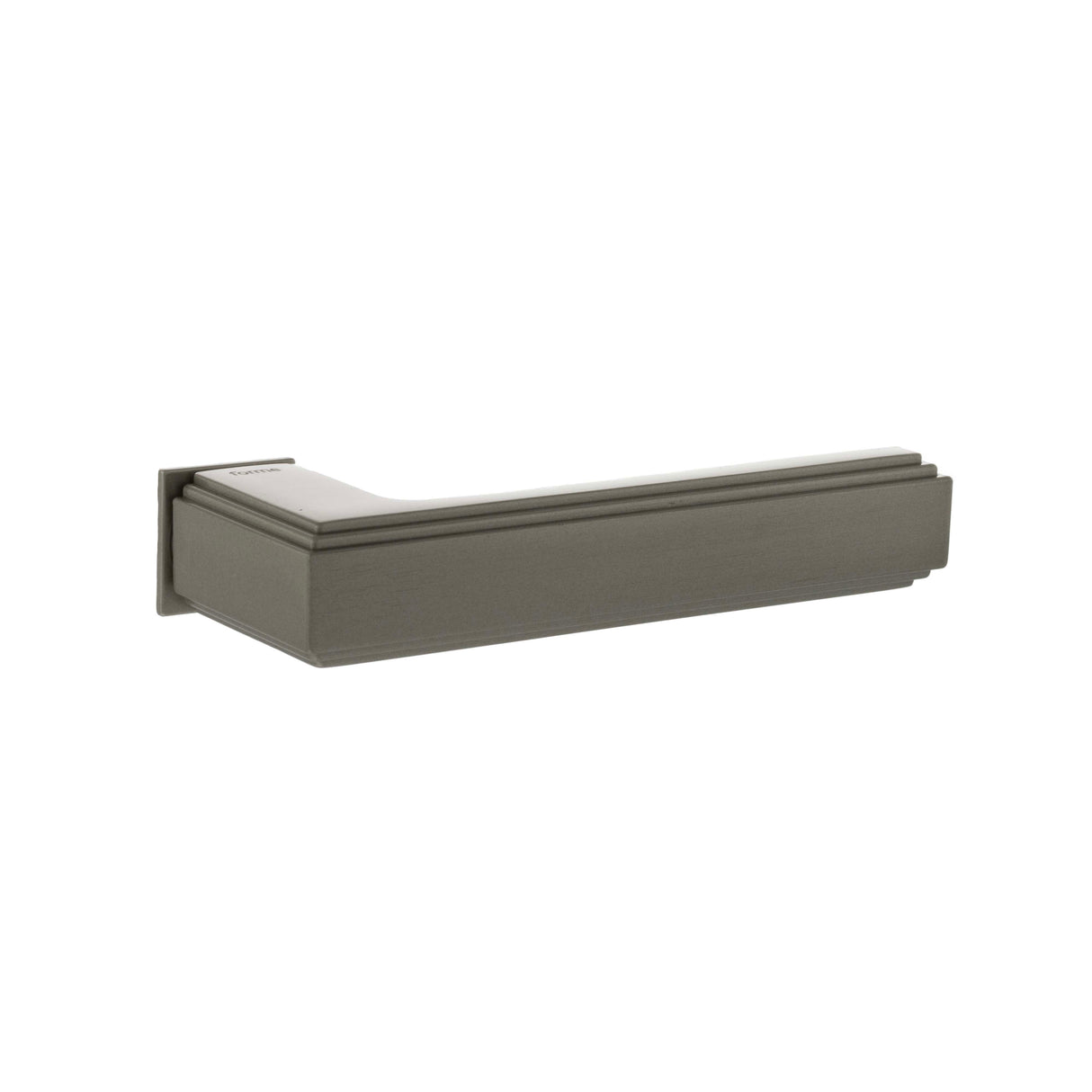Quality image of Forme Alila Lever Door Handle on Concealed Square Rose - Satin Nickel | Sku. fcs293sn | available from Trade Door Handles.