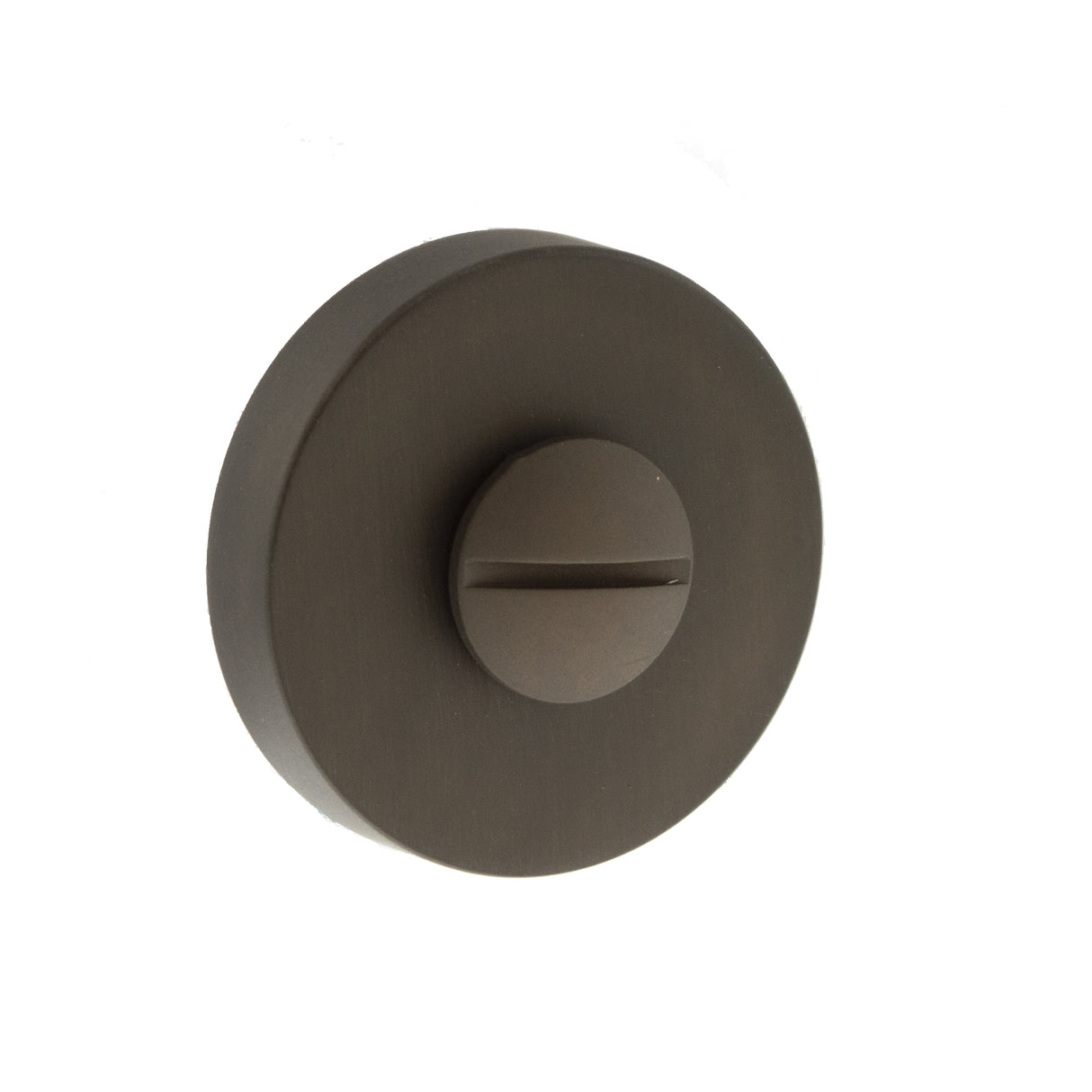 Quality image of Forme WC Turn and Release on Minimal Round Rose - Urban Dark Bronze | Sku. fmrwcudb | available from Trade Door Handles.