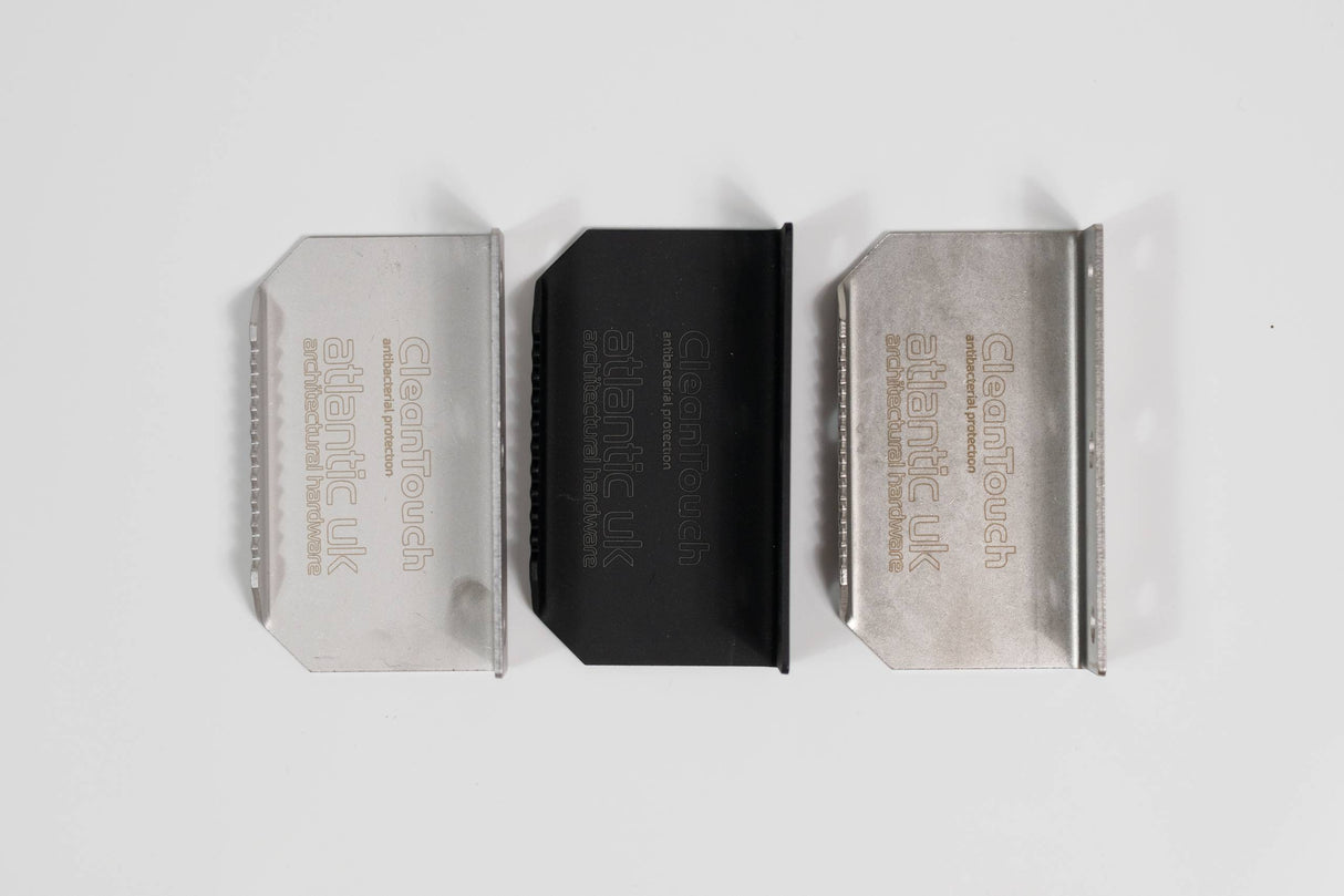 Quality image of CleanTouch Door Foot Pull - Satin Nickel | Sku. ctadfpsn | available from Trade Door Handles.