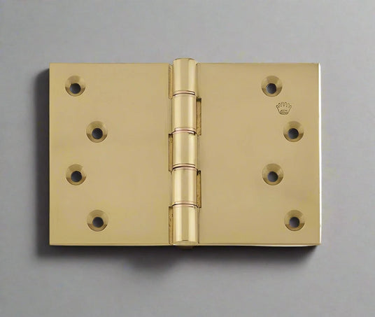 Frelan - 102x152mm Projection Brass Hinges - Polished Brass