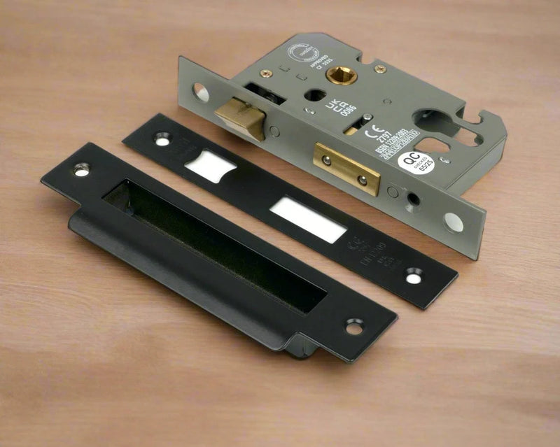 From The Anvil Euro Profile Sash Lock Black Sku 90055
