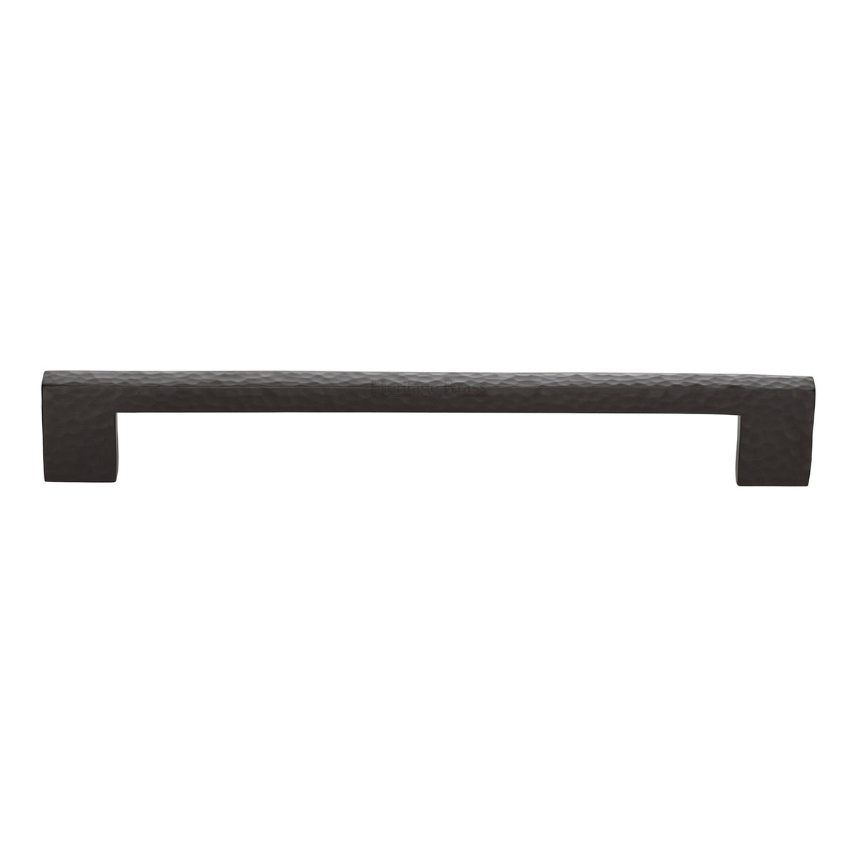 Heritage Brass Cabinet Pull Metro Hammered Design 192mm CTC Matt Bronze Finish