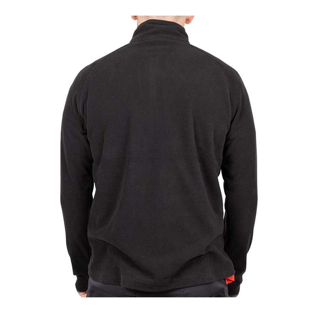 This is an image of Timco - Half Zip Overhead Fleece -Black Medium (1 Each Bag) HZOFBM