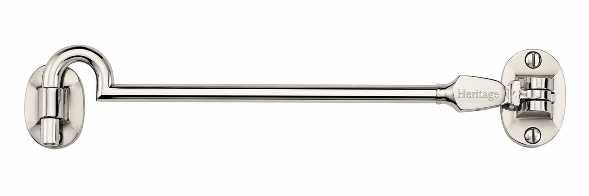 Heritage Brass Cabin Hook 8" Polished Nickel Finish