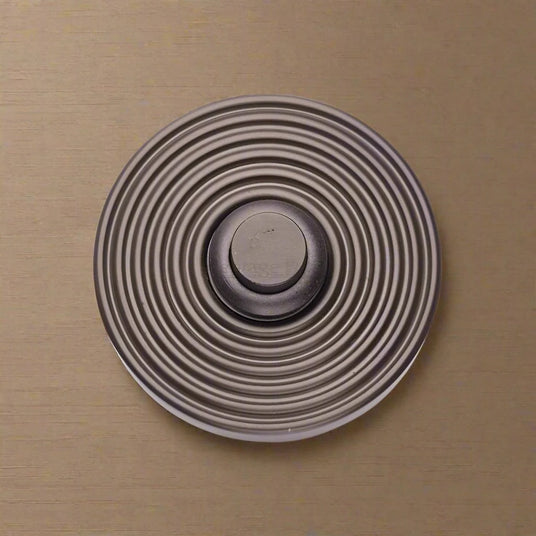 Heritage Brass - Reeded Bell Push Matt Bronze finish