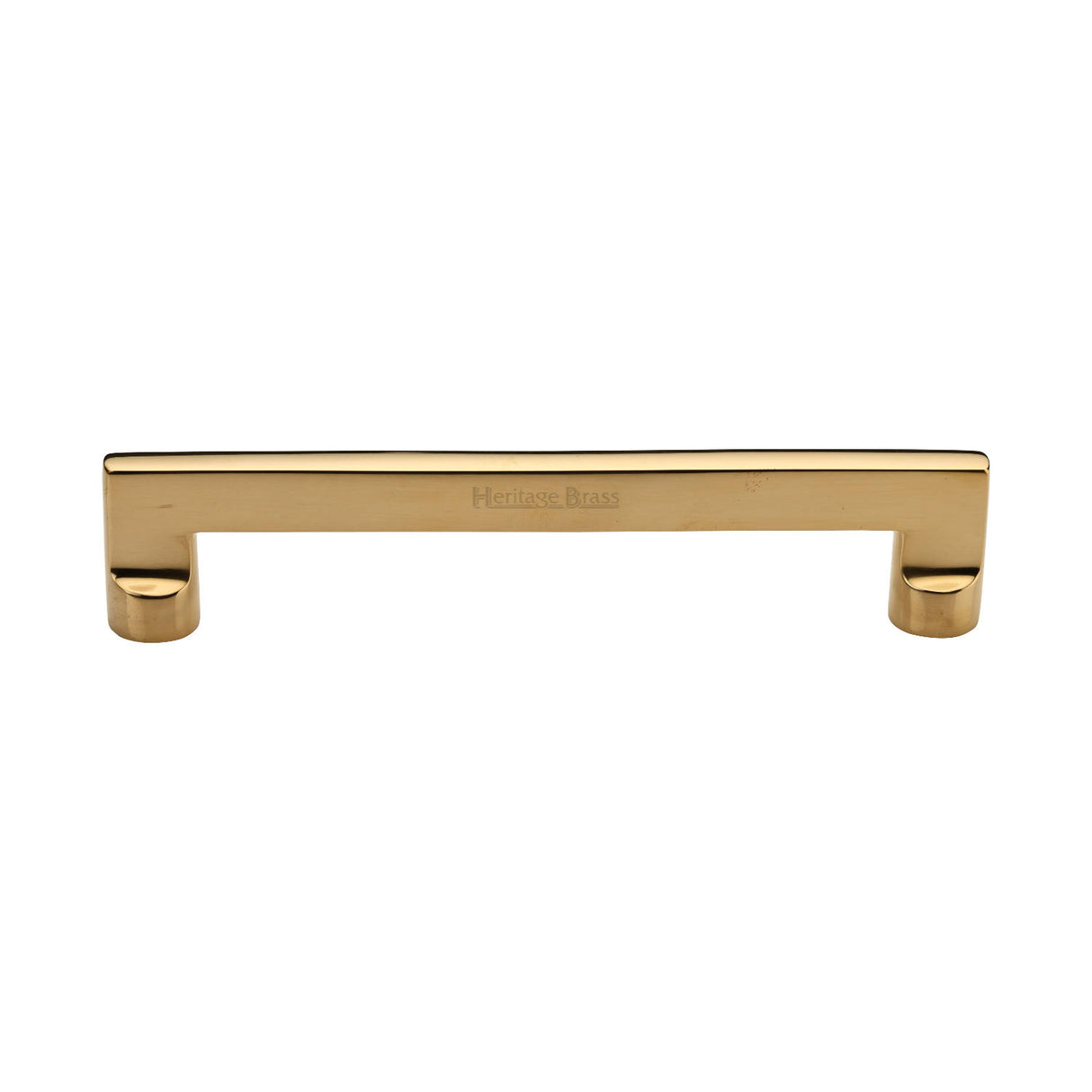 Heritage Brass Cabinet Pull Apollo Design 128mm CTC Unlacquered Brass Finish