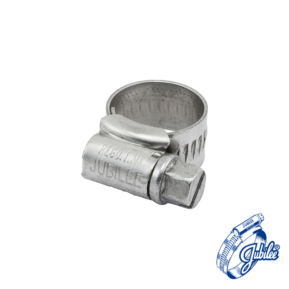This is an image of Timco - Jubilee Clip Stainless Steel - 000SS 9.5 - 12mm - (10 PCS Box) JUB000SS