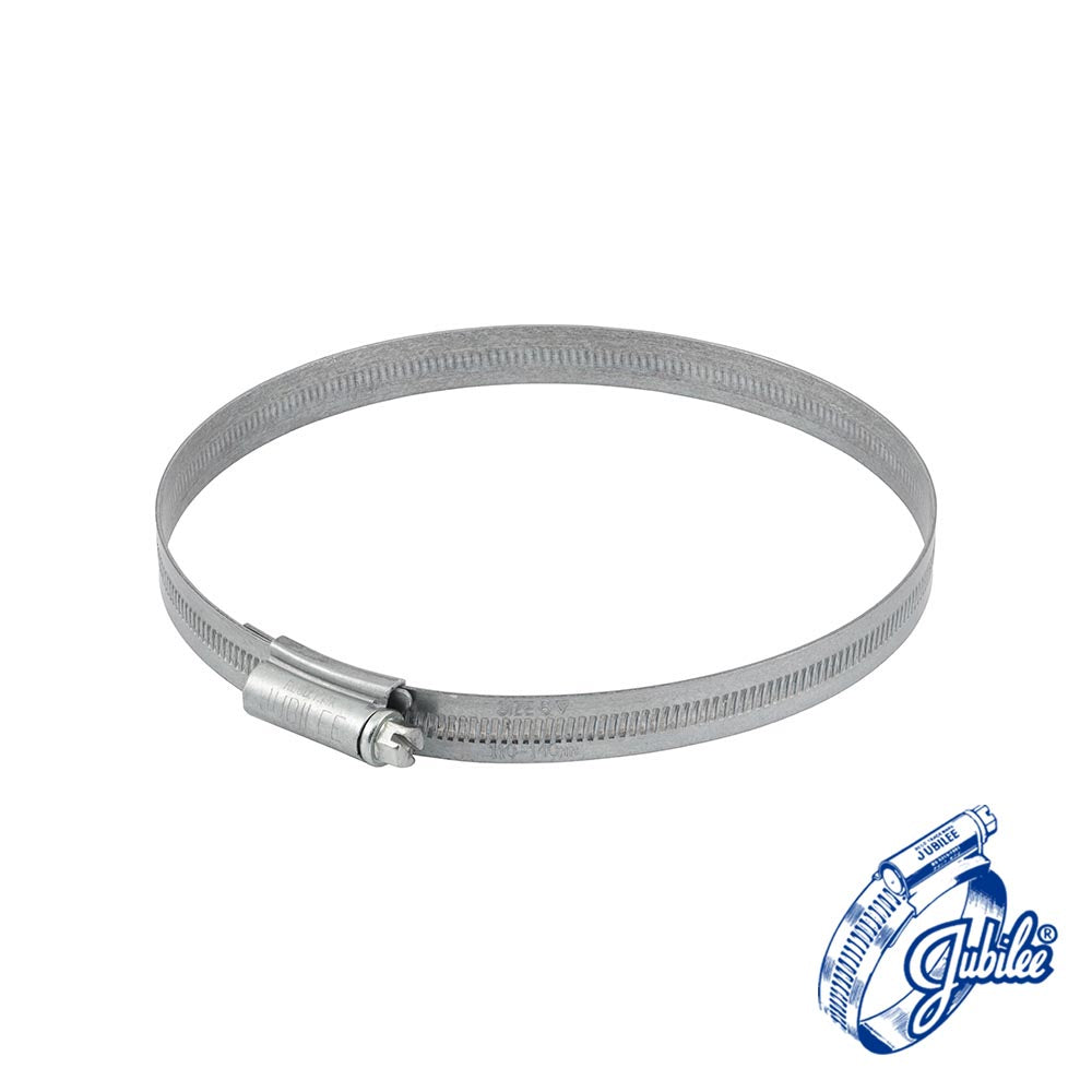 This is an image of Timco - Jubilee Clip Mild Steel - 6MS 110 - 140mm - (5 PCS Bag) JUB6MS